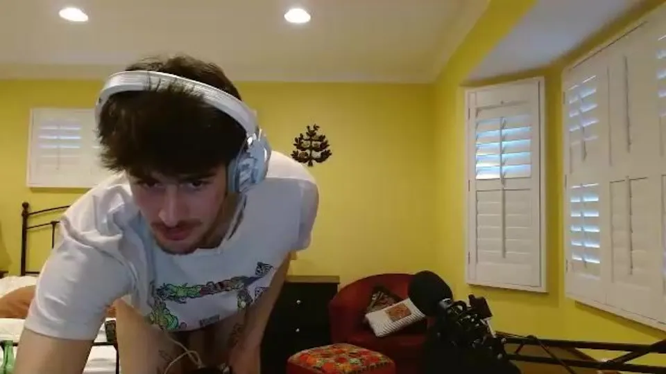 College White Guy Spreads His Ass