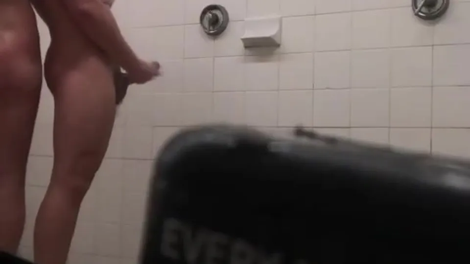 Gym Shower Jerk Off