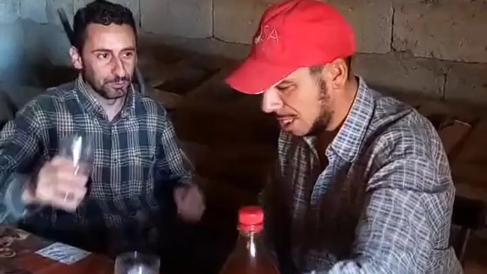 Convinces straight friend to give him a blowjob - ThisVid.com