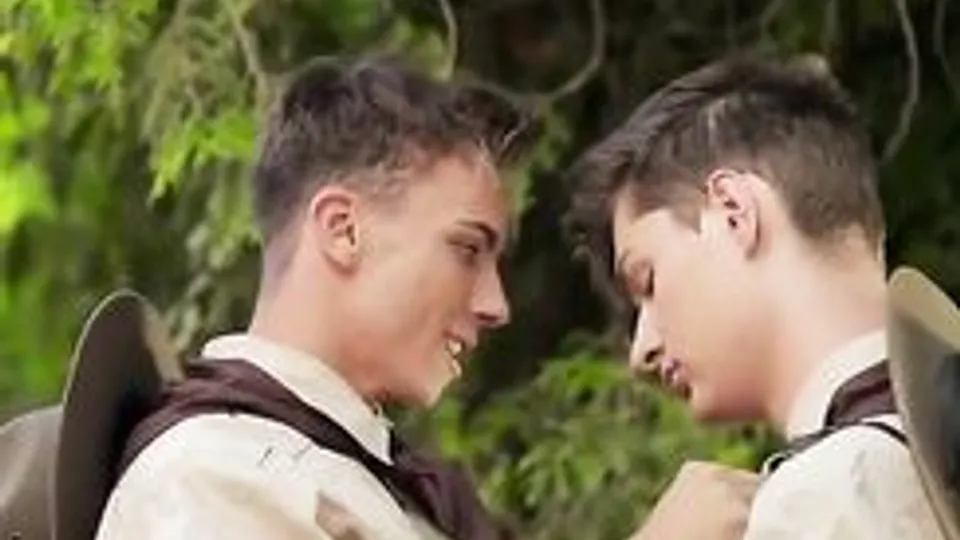 Twink Friends Fuck Outdoors