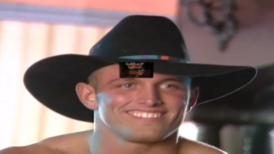 Cowboy On A Video Shoot. - ThisVid.com