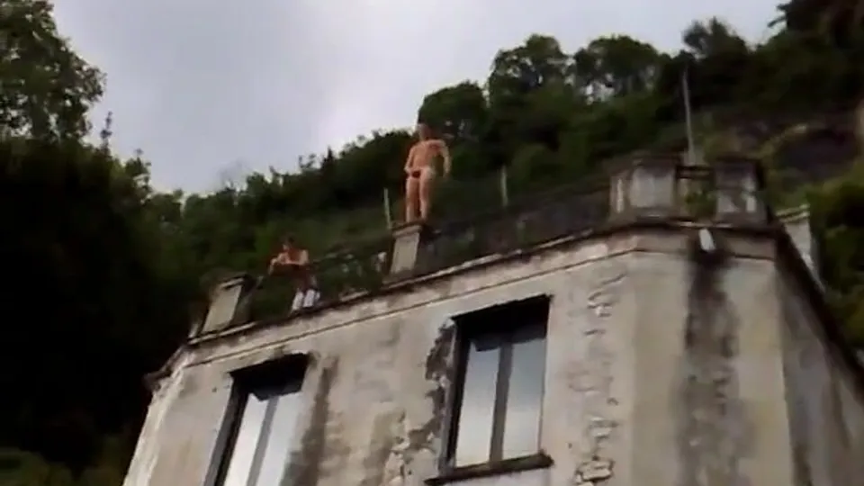 Crazy Naked Boys Diving And Peeing