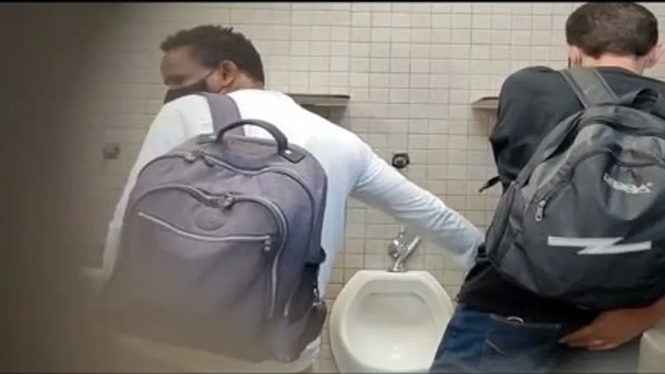 Cruising In Public Bathroom Compilation - ThisVid.com
