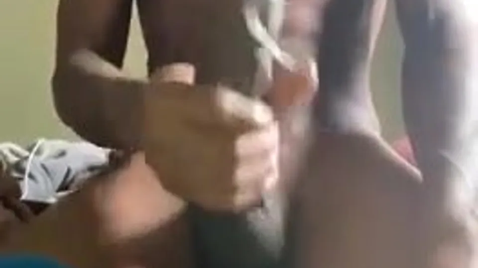 Black Twink Cums Hands-Free