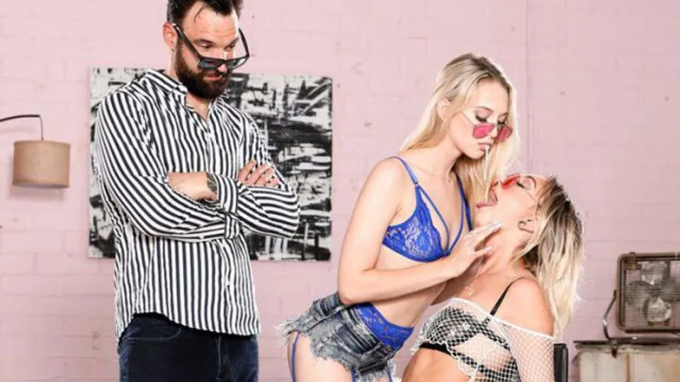 Chloe Temple & Lily Larimar's Cum Swap