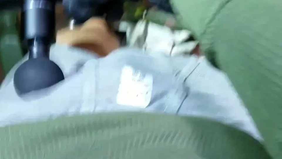 Military Daddy Cums in Army Underwear