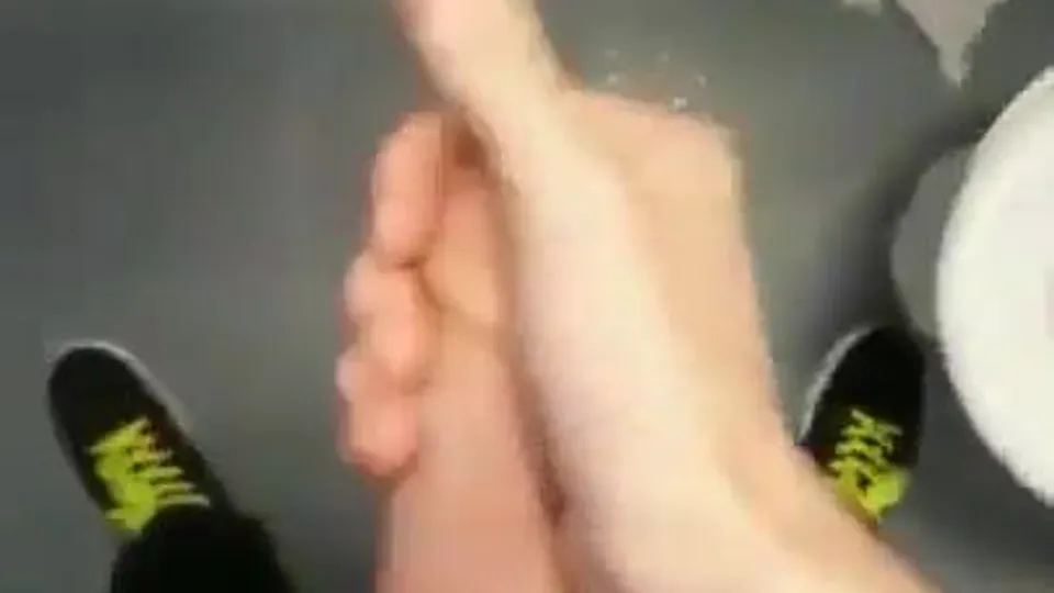 Cumming in the toilet stall