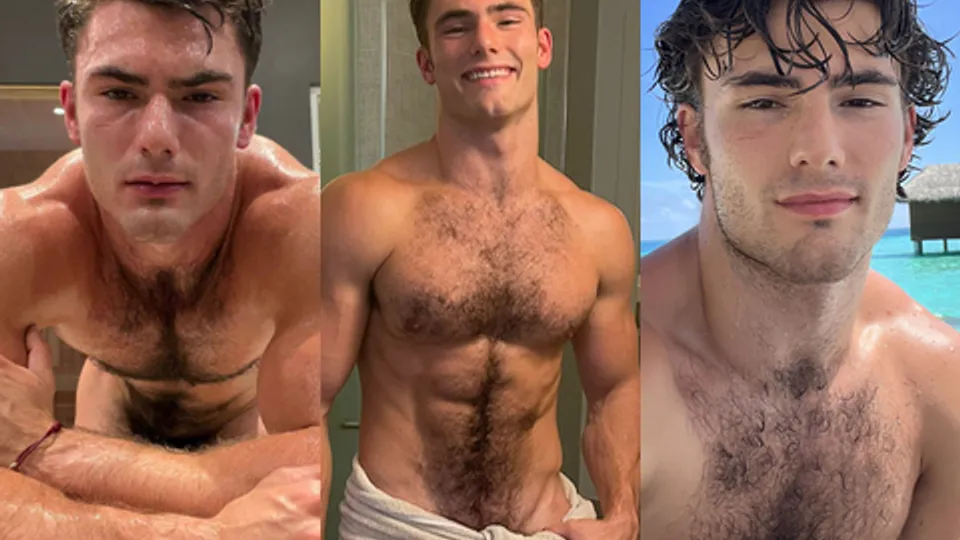 Cumpilation 1 Hairy muscle jock jerking it  cumming