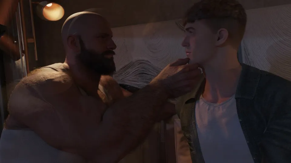 Curious Straight guy gets pounded by Daddy's Massive Cock. CodyFord.