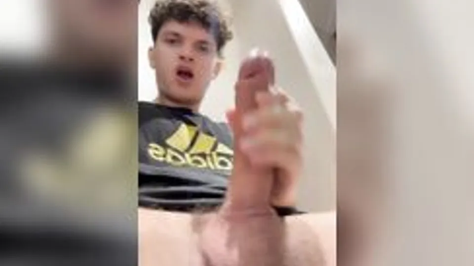 Curly Hair Boy With Huge Cock Shoots