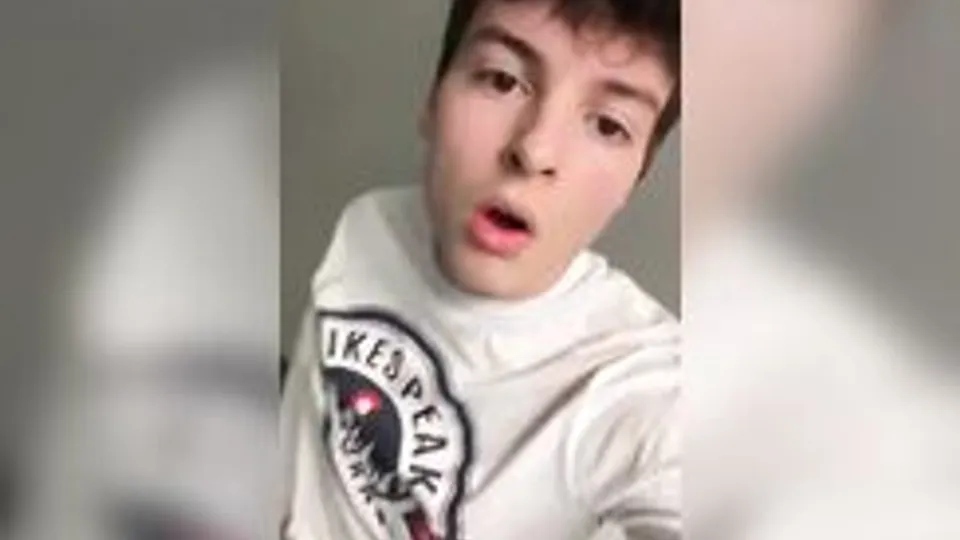 Curly teen jerk off and cums in the bathroom