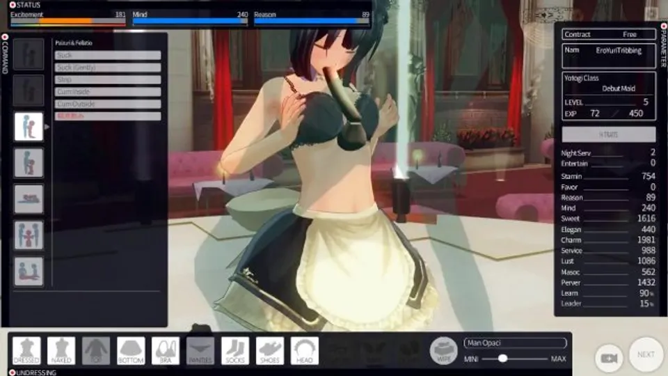 Custom Maid 3D - My first maid