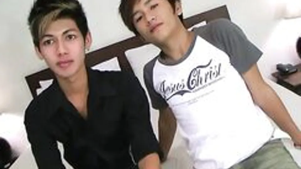 Cute asian boys having sex