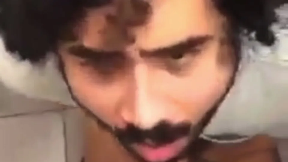 Bearded Submissive Sucks and Gets Slapped