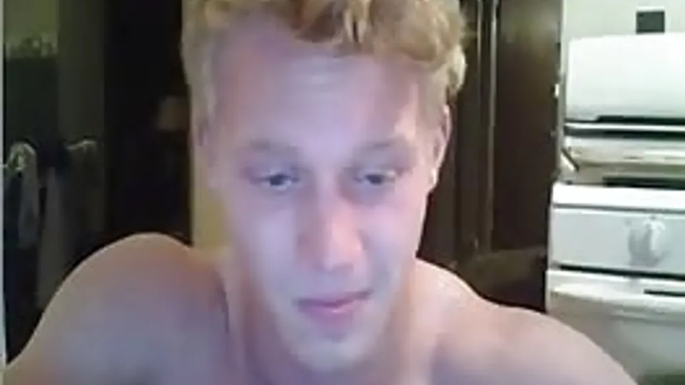 Cute blonde gay