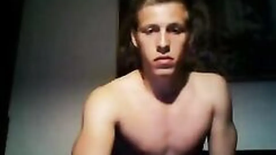 cute blonde guy cam play with his ass and his magnific cock