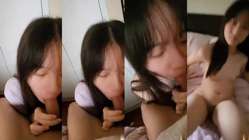 Cute college girl was tricked by her teacher into going to the hotel  