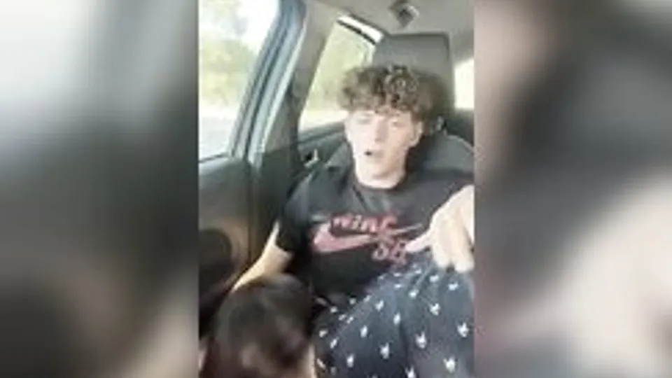 cute couple get hornie car travel fucks