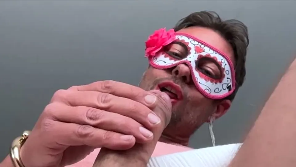 Cute Femboy Jerks Off and Cums