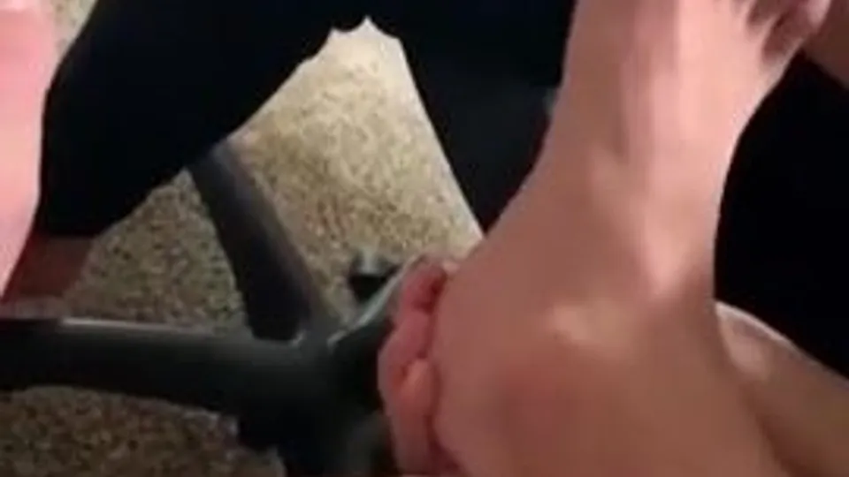 Cute friends play suck lick toes and feet