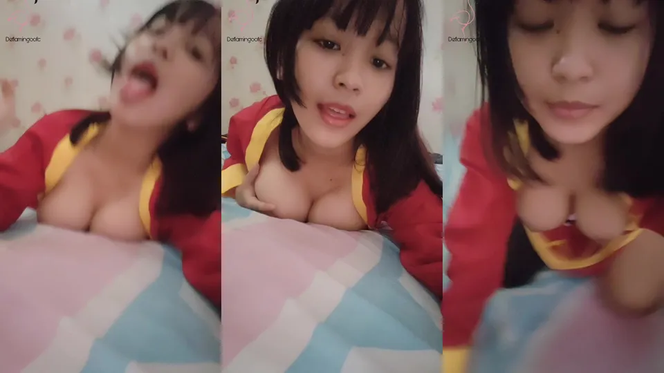 Cute girl with big boobs 