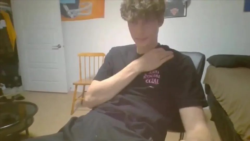 Cute guy reveals a big suprise