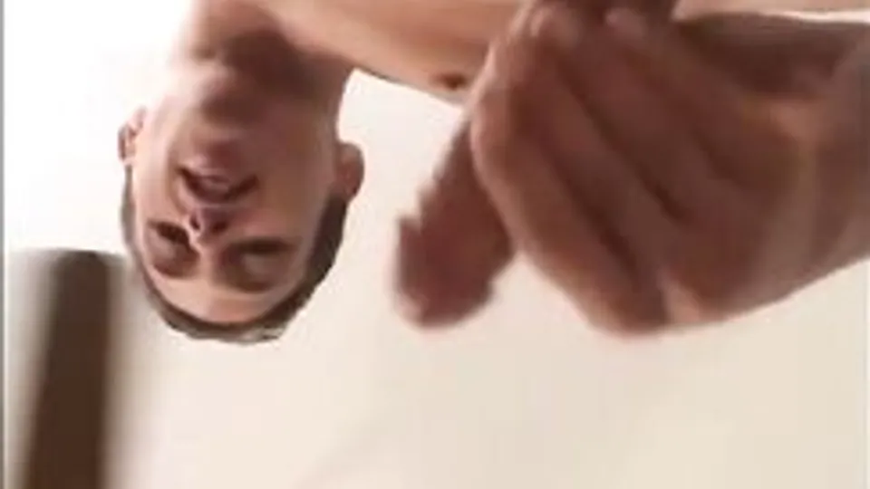 cute guy wank while exercise his fit body