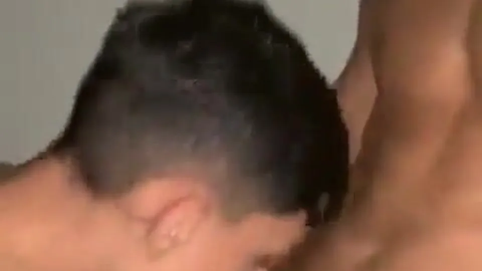 Cute Latino Sucks His Friends Dick