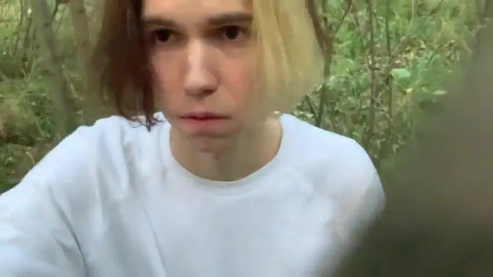 Cute-russian-boy-masturbating-in-a-public-forest-and-pee-outdoors