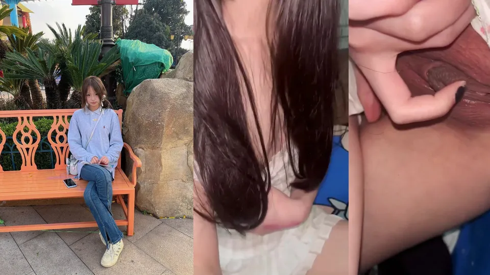 Cute sister with make-up takes a selfie of abalone masturbating and squirting  
