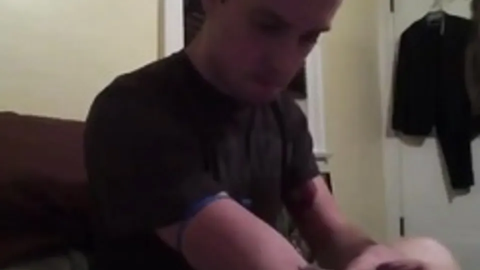 Cute Jock's Bareback Rush