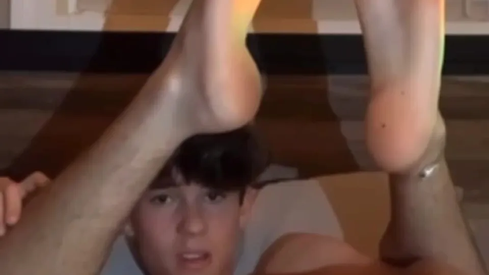 Cute straight boy shows off his hole (no cum) - ThisVid.com