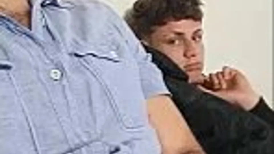 Cute straight let his oloder friend play whith him - ThisVid.com