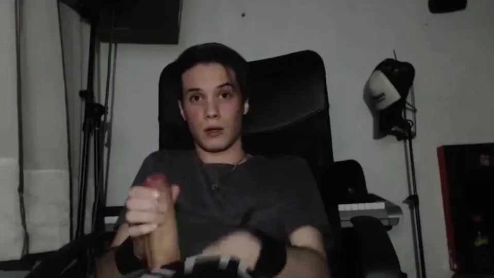 Cute straight twink stroking his monster - ThisVid.com