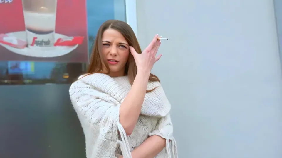 Cute Te*** Bella C Bounces On A Big Dick 