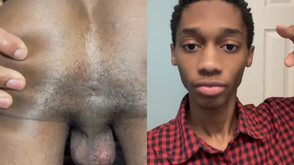 *CUTE* teen shows his asshole (again) - ThisVid.com
