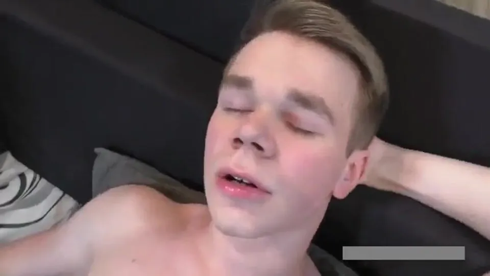 Cute twink caressed and wanked 2