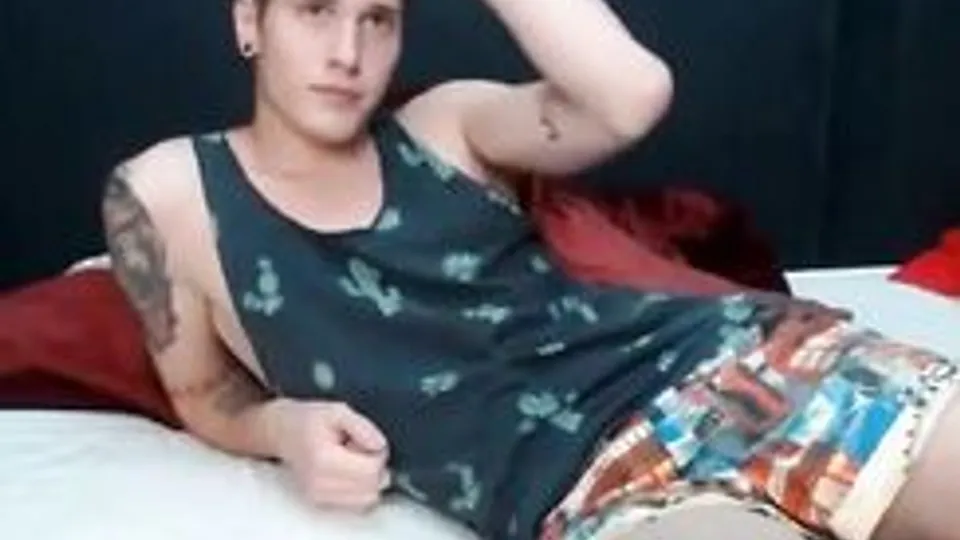 Twink Masturbates in House