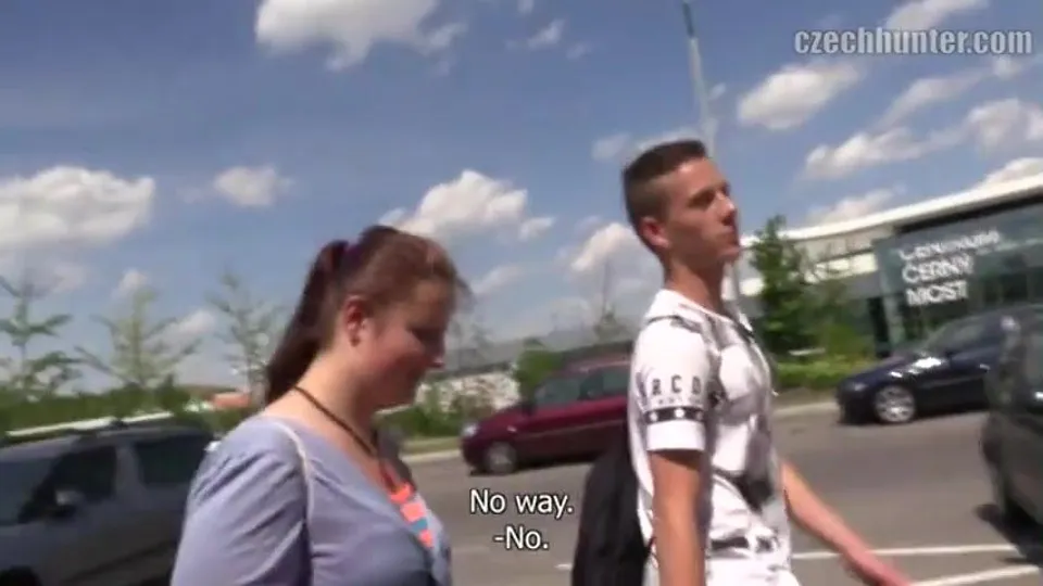 Bi Twink's Outdoor Raw Encounter with Girlfriend