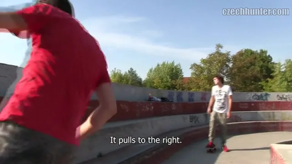 チェコハンター: スケートパークの3人組