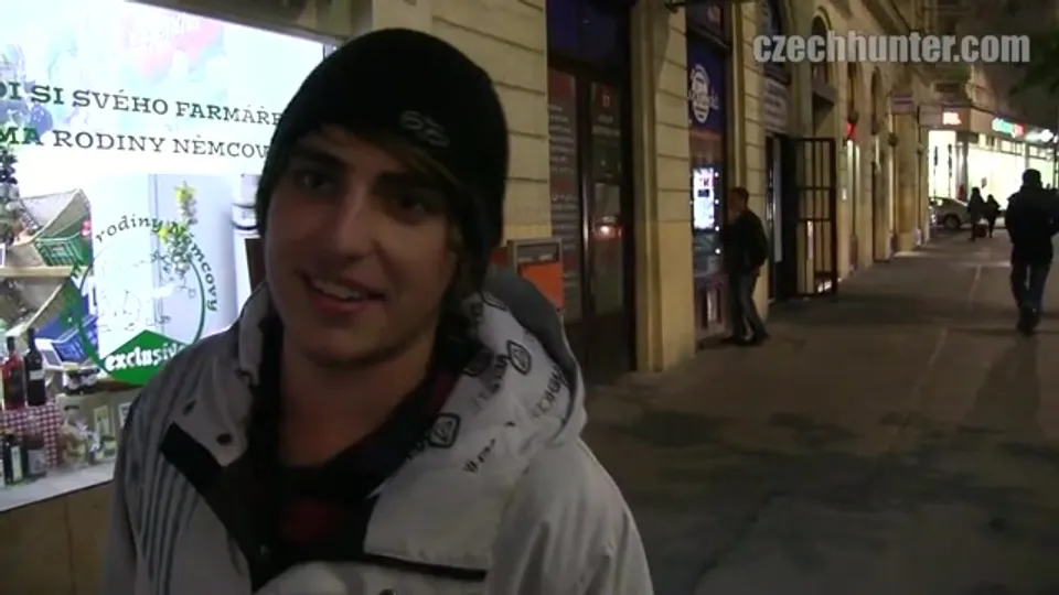 Czech Hunter: Evening Encounter with Young Stranger