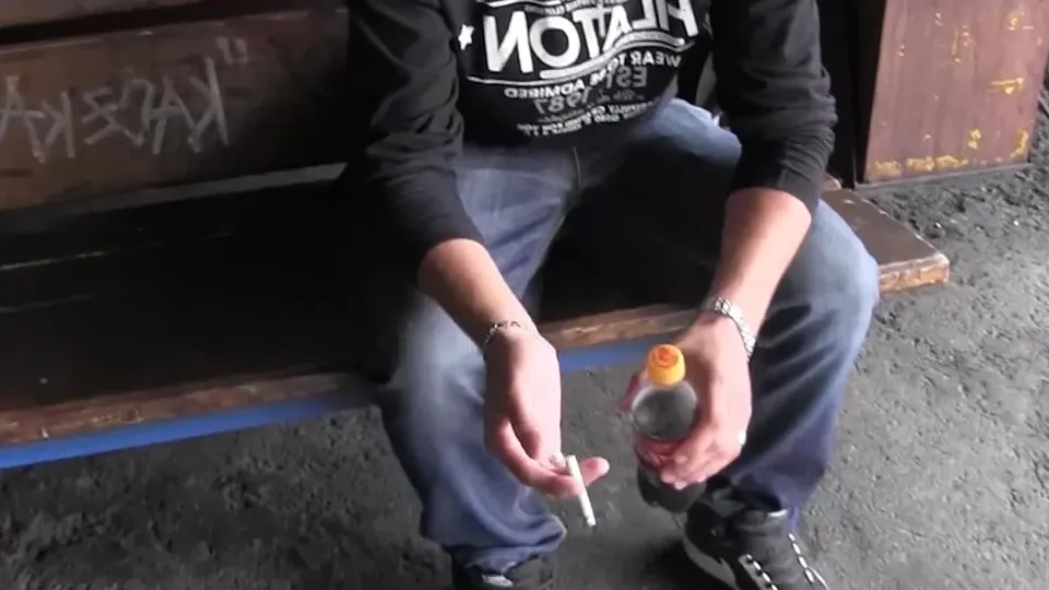 Czech Hunter: Bareback on the Waiting Benches | GayPorn.com
