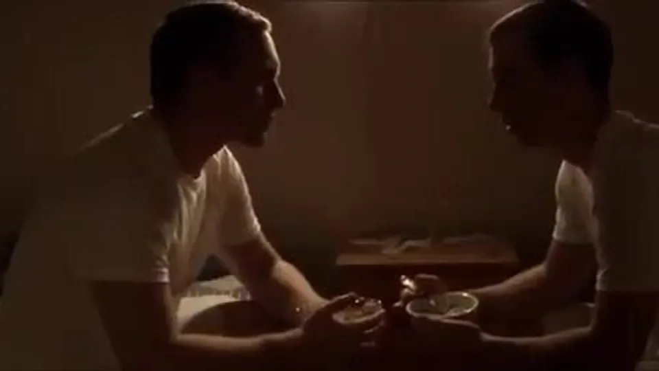 Gay Threesome in the Waterfall