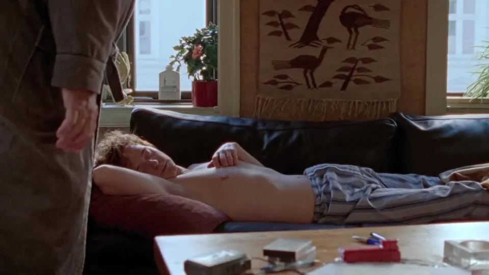 Dad Gives Son Blowjob on Couch
