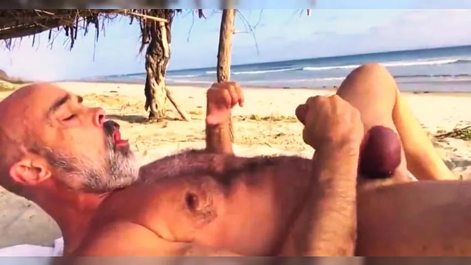 Dad said every men should jerk off on the public beach - ThisVid.com