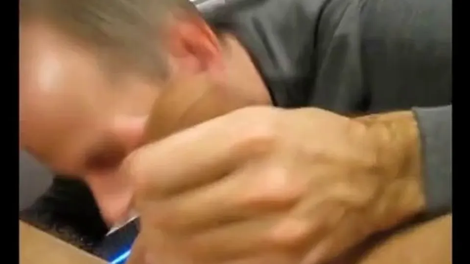 Daddy Sucks Straight Younger Guy's Cock and Swallows Cum