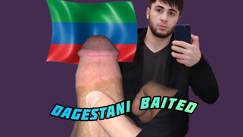 Dagestani Man Shows Off His Thick Uncut Cock
