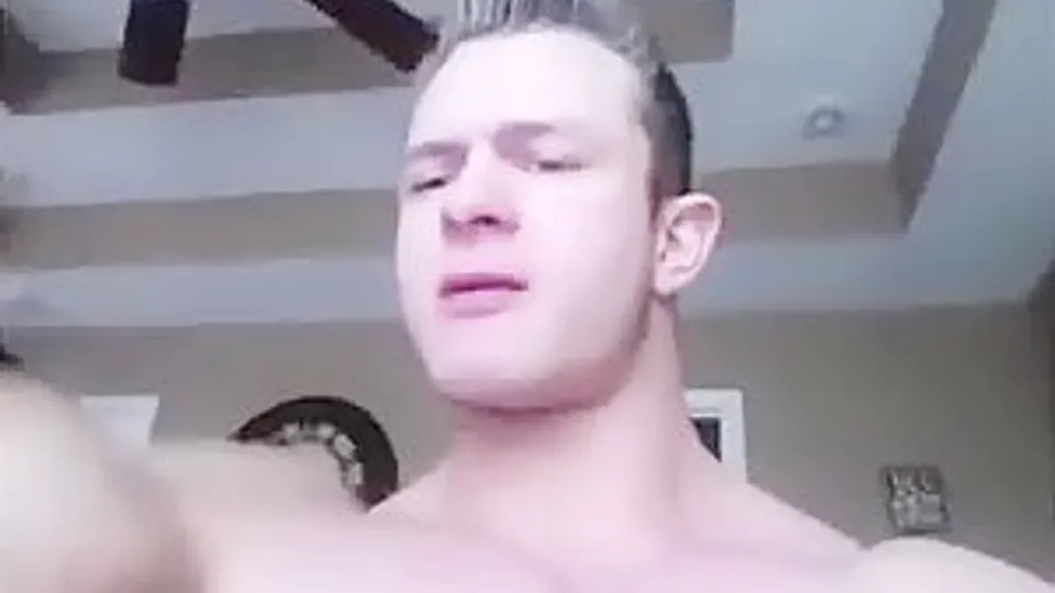 Daniel Carter with a toy