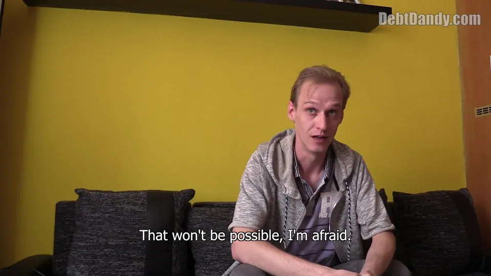 Debt Paid in Sex: Lilac Hoodie Guy Services Money Man