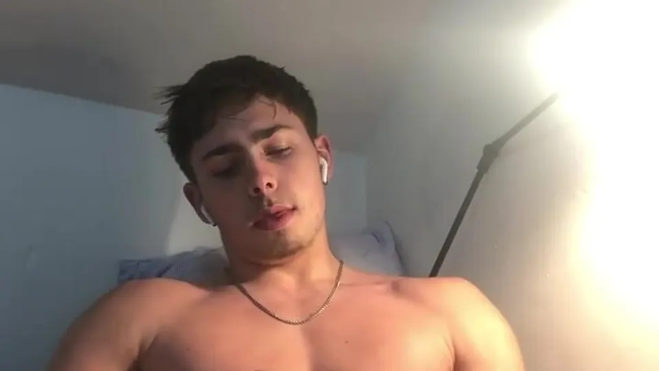 Delicious scally lad jerks his big dick and cums - ThisVid.com